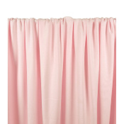 Tissu Maille Interlock 100 % Coton Rose Pâle