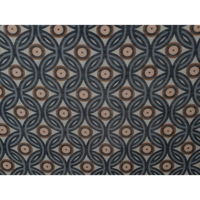 Tissu Popeline Coton / Soie Graphique