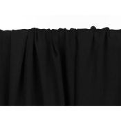 Tissu Satin de Viscose KIA Noir