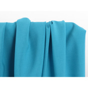 Tissu Tailleur Poly / Laine Turquoise