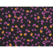 Coupon Voile de Viscose LEO Fuchsia 60 cm x 150 cm