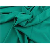 Tissu Crepe Satin Lourd Vert Malachite