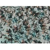 Tissu Jersey Viscose / Polyester Imprimé Fleurs