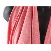 Coupon Jersey Coton / Elasthanne BIO Pois Abstrait Rose 140 cm x 142 cm