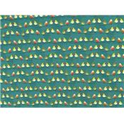 Tissu Jersey Coton / Elasthanne Imprimé Petits Oiseaux