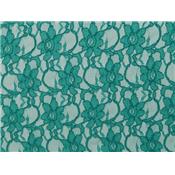 Tissu Dentelle Viscose / Polyester Vert Malachite