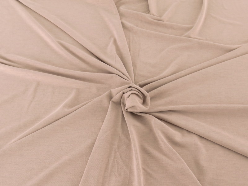 Tissu Jersey Modal Rose Nude - Mercerie en ligne - The 
