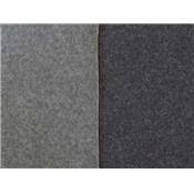 Tissu Lainage Contrecollé Gris