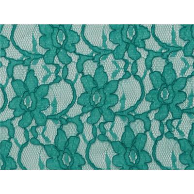 Tissu Dentelle Viscose / Polyester Vert Malachite