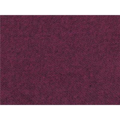 Tissu Flanelle Bicolore Bordeaux / Noir