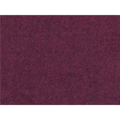 Tissu Flanelle Bicolore Bordeaux / Noir