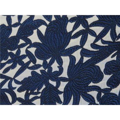 Tissu Jacquard Motif Fleurs