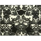 Tissu Jersey Crepe Imprimé Arabesque / Baroque