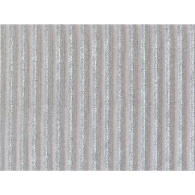 Tissu Jersey Gris Effet Cotelé Rayure Velours