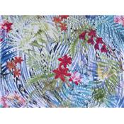 Tissu Jersey Polyamide / Elasthanne Imprimé Tropical