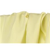 Coupon Lin / Viscose Jaune Pale 90 cm x 150 cm