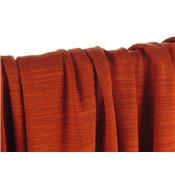 Tissu Maille Jersey Viscose / Laine Rouille