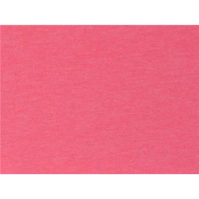 Tissu Molleton Uni Rose Fluo Délavé "Pigment Washed