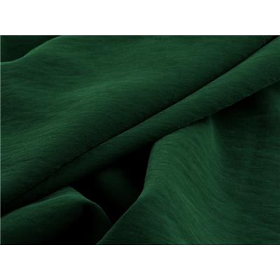 Tissu Viscose Structuré Lavé Vert Bouteille
