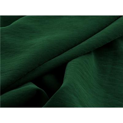 Tissu Viscose Structuré Lavé Vert Bouteille