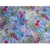 Tissu Jersey Polyamide / Elasthanne Imprimé Tropical