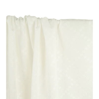 Tissu Popeline 100 % Coton Brodée