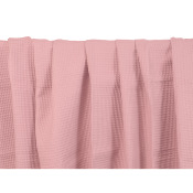 Tissu Nid D'Abeille Blush