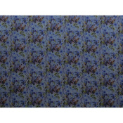 Coupon Chambray Viscose Fleurs Aquarelle 100 cm x 145 cm