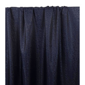 Tissu Doublure Sergé Poly / Viscose Jacquard LEO Marine