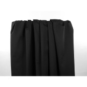 Tissu Gabardine Coton Noir