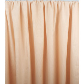 Tissu Popeline 100 % Coton Vichy Orange / Blanc