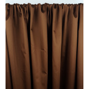 Tissu Popeline Coton Paper Touch ZOE Acajou