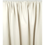 Tissu Sergé Double Face Coton / Viscose DON Ecru / Beige