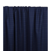 Tissu Tailleur Mélange Laine TARTAN Bleu