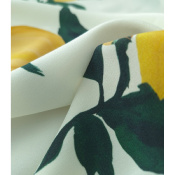 Tissu Crepe de Chine 100 % Soie LEMONS