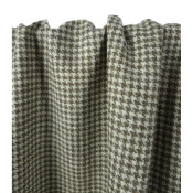 Tissu Lainage Léger 100 % Laine Pied de Poule Beige / Brun