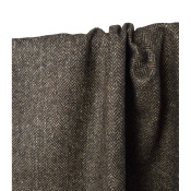 Tissu Lainage Léger Chevron Choco / Beige Chiné