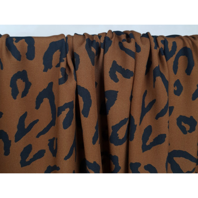 Tissu Popeline Viscose Ecovero Graou Acajou