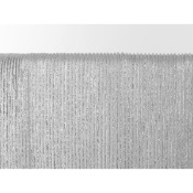 Tissu Satin Plissé Blanc Foil Argent