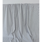 Tissu Popeline 100 % Coton Rayé Blanc & Noir