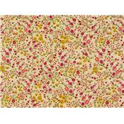 Tissu Maille Milano Fleurettes Beige