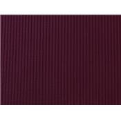 Tissu Jersey Cotelé Bordeaux