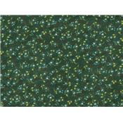 Tissu Jersey Vert Sapin Imprimé Fleurettes