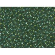 Tissu Jersey Vert Sapin Imprimé Fleurettes