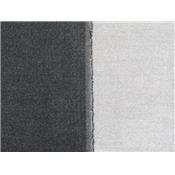 Tissu Lainage Bicolore Anthracite / Gris Clair