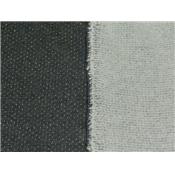 Tissu Molleton Gratté Pois Tête d'Epingle Lurex Doré