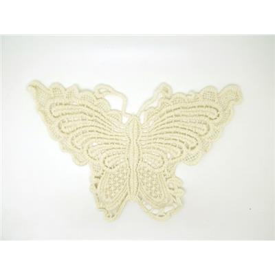 Macramé Ecru Grand Papillon