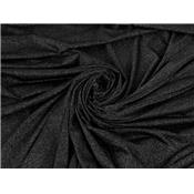 Tissu Maille Jersey Léger Lurex Noir