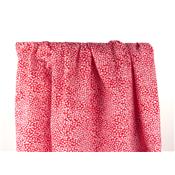 Tissu Seersucker Fleurettes Rouge