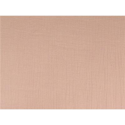 Tissu Double Gaze Rose Nude